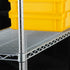 Zinc Wire Shelving – Mobile Unit 1740mm High | 4 Tier Heavy Duty Storage Rack