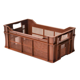 Plastic Agri Crate – 500x300x200mm – 23 Litres – Food-Grade Perforated