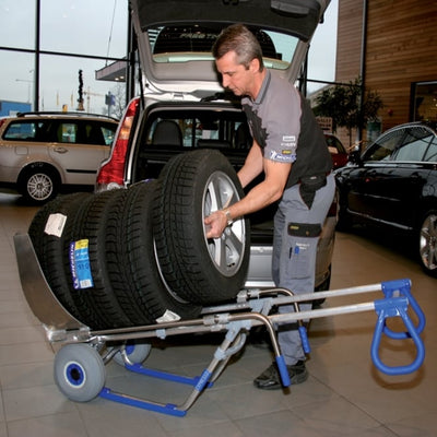Aluminium Tyre Sack Truck 200kg Capacity 1300mm Height