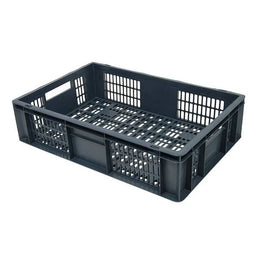 Euro Plastic Stacking Tray – 600x400x150mm – 27 Litres – Perforated