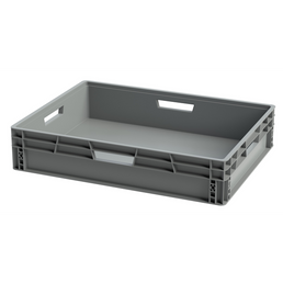 Euro Plastic Stacking Tray – 800x600x170mm – 68 Litres – 4 Handles