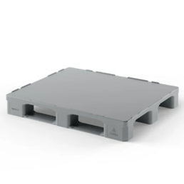 Hygienic Plastic Pallet – 1200x800x160mm – HDPE, Closed Deck, Heavy-Duty