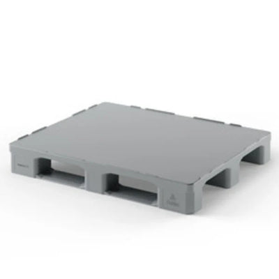 Hygienic Plastic Pallet – 1200x800x160mm – HDPE, Closed Deck, Heavy-Duty