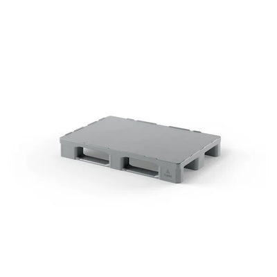 Hygiene Pallet – 1200x800x155mm – HDPE Plastic – Closed Deck with Raised Rim – 4000kg Static Load