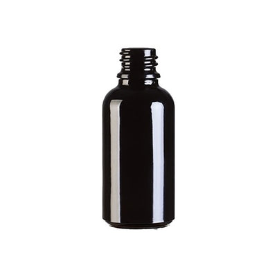 50ml Black Glass Dropper Bottle – UV-Blocking Bottle for Oils & Serums