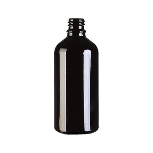 100ml Black Dropper Bottle – Opaque UV-Protective Bottle for Oils & Serums