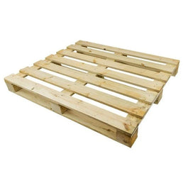 One-Way Wooden Pallet – 1200x1000x120mm – ISPM15 Treated – 500kg Capacity