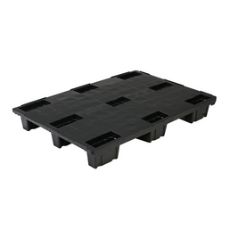 Plastic Pallet 1200x1000x150mm Closed Deck Raised Edge 1200kg Load