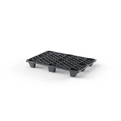 Lightweight Nestable Plastic Pallet – 1200x800x140mm – Open Deck, Recycled PE