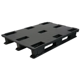 Plastic Pallet – 1200x800x175mm – 3 Skids – Closed Deck – 1200kg Dynamic Load – Raised Edge – PEPP