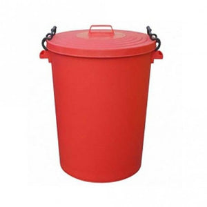 Plastic Coloured Dustbin 110 Litre Waste Bin with Lid