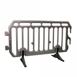 Plastic Crowd Control Barrier - 2000 x 1100mm HDPE Safety Barrier