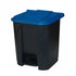 Plastic Pedal Bin with Coloured Lid – Hands-Free Recycling Waste Bin 30L, 50L & 80L