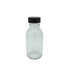 100ml Clear Round Glass Alpha Empty Bottle, 28mm Neck Finish