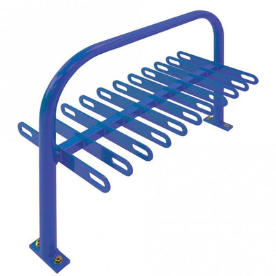 Free-Standing Double-Sided Scooter Rack - 20 Scooters