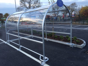 Eco Shopping Trolley Shelter 4221 x 2473mm – 36 Trolley Capacity Aluminium Frame