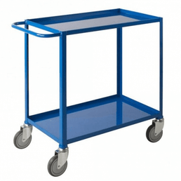 Steel 2 Shelf Tray Trolley – 150kg Capacity