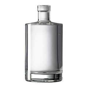 70cl Galileo Corkmouth Spirit Bottle – 700ml Premium Glass Bottle for Whisky, Gin, Rum & Tequila (White Flint | 900g)