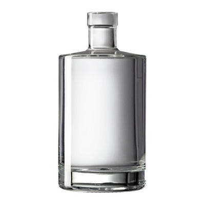 70cl Galileo Corkmouth Spirit Bottle – 700ml Premium Glass Bottle for Craft Spirits (White Flint | 900g)