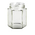 195ml Hexagonal Glass Jar
