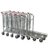 Nestable Stock Trolley with Folding Shelf
