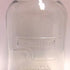 1 Litre Embossed Glass Mason Jar