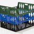 3 Stackable 10 Loaf Ventilated Bread Tray Stacked
